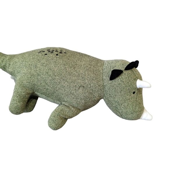 Pillowfort Green Triceratops Dinosaur Plush Toy Stuffed Animal 18" Soft Cuddly K - Picture 3 of 7